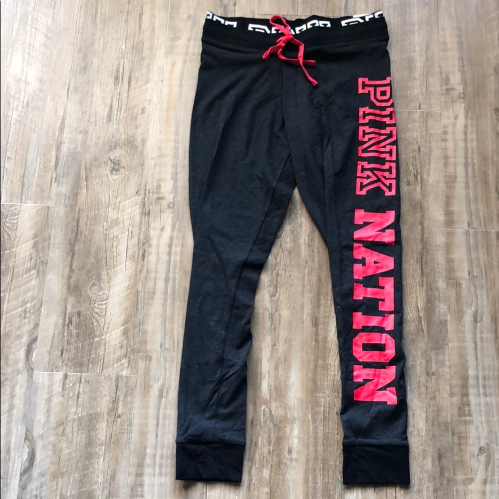 Grey PINK Campus Leggings